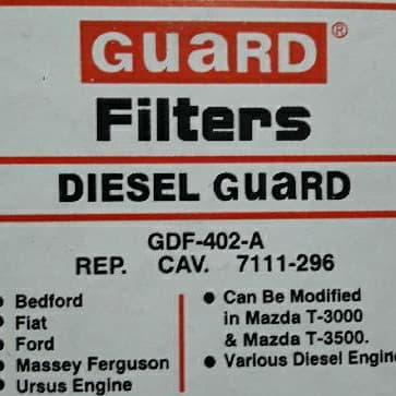 Diesel Filter 402-A
